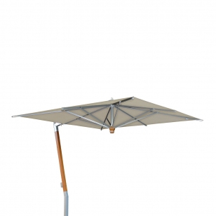 Borek Ischia Parasol - Sunbrella - Teak / Taupe - l. 280 x b. 280 cm.