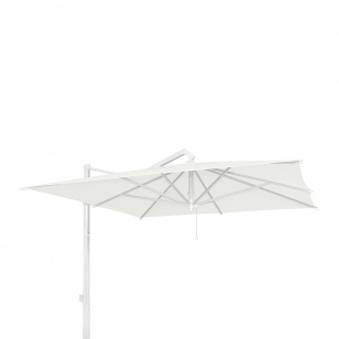 Borek Rodi Parasol - Sunbrella - Wit / Wit - l. 350 x b. 350 cm.