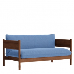 HAY Arbour Eco Club Sofa Bank - Re-Wool 758 / Geolied Walnoothout
