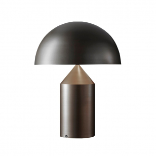 Oluce Atollo Metal Tafellamp Brons - Ø25 x h. 35 cm.