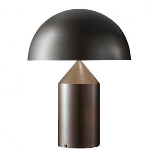 Oluce Atollo Metal Tafellamp Brons - Ø50 x h. 70 cm.