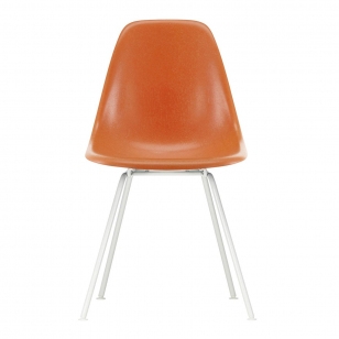 Vitra Eames Fiberglass Chair DSX Wit - Red Orange