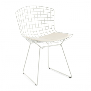 Knoll Bertoia Side Chair Outdoor Wit - Vinyl/Wit