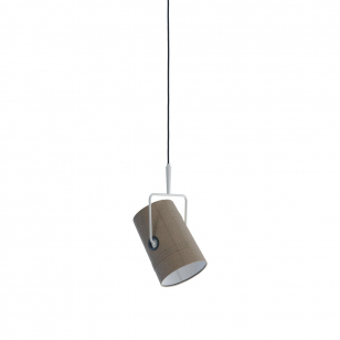 Fork Small Hanglamp - Ivory/grey