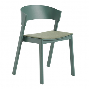 Muuto Cover Side Chair - Groen / Remix 933 Stoffering