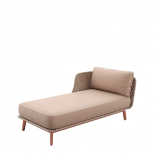 DEDON MBARQ Daybed Chestnut / Arm Rechts