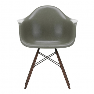 Vitra Eames Fiberglass Chair DAW - Raw Umber/Esdoorn Donker