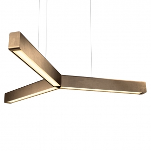 Anour Y Model Hanglamp - Browned Brass