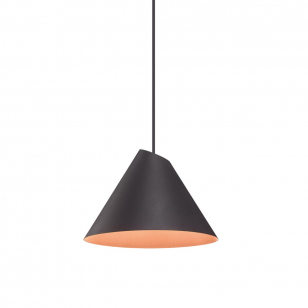 Wever & Ducré Shiek 1.0 Hanglamp - Jet Black + Copper