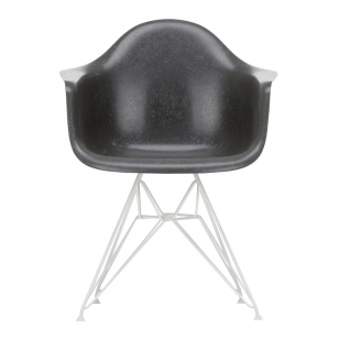 Vitra Eames Fiberglass Chair DAR Wit - Elephant Hide Grey