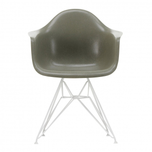Vitra Eames Fiberglass Chair DAR Wit - Raw Umber