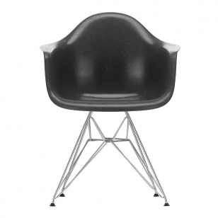 Vitra Eames Fiberglass Chair DAR Chroom - Elephant Hide Grey