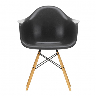 Vitra Eames Fiberglass Chair DAW - Elephant Hide Grey/Esdoorn Goud
