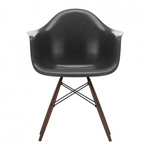 Vitra Eames Fiberglass Chair DAW - Elephant Hide Grey/Essen Donker