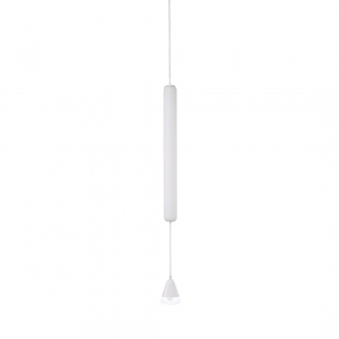 Brokis Puro Single Vertical Hanglamp Wit - Medium