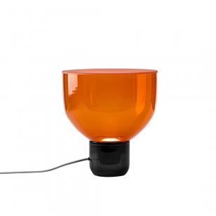 Brokis Lightline S Tafellamp Oranje - Glossy Donkergrijs