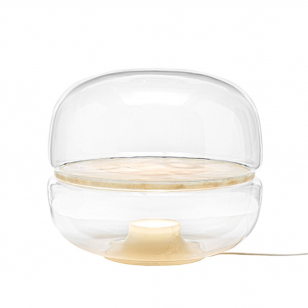 Brokis Macaron Tafellamp Transparant Medium - Onyx Honey