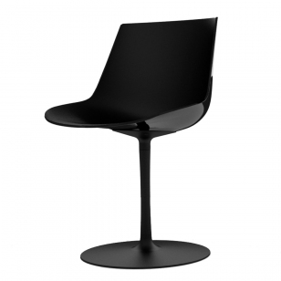 Flow Chair Trompetvoet Zwart