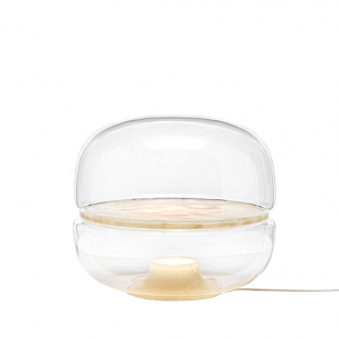 Brokis Macaron Tafellamp Transparant Small - Onyx Honey
