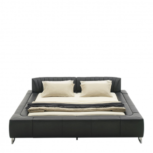 De Sede DS-1165 Bed Black  Leather - 180 x 200 cm.