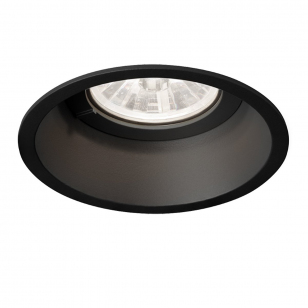 Wever & Ducré Deep 1.0 LED Plafondspot - Zwart - 2700K- Draadveren