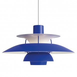 Louis Poulsen PH 5 Hanglamp Monochroom - Blauw