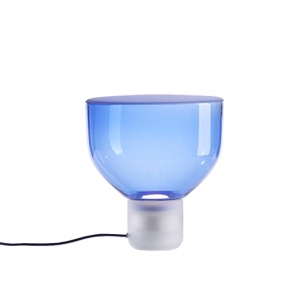 Brokis Lightline S Tafellamp Blauw - Mat Transparant