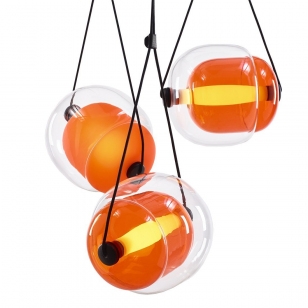 Capsula Triangle Hanglamp Oranje - Mat en Glossy