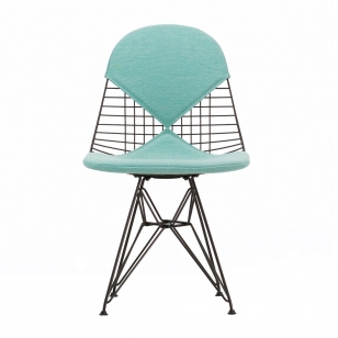 Vitra Wire Chair DKR-2 - Basic Dark/Mint Ivoor