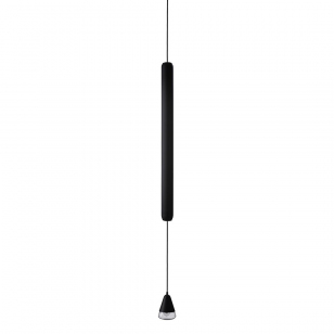 Brokis Puro Single Vertical Hanglamp Zwart - Large