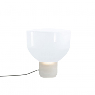 Brokis Lightline S Tafellamp Wit - Mat Transparant