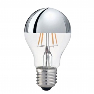 FLOS LED E27 8W Zilveren Kopspiegellamp