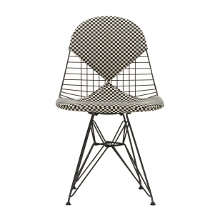 Vitra Wire Chair DKR-2 - Basic Dark/Checkers
