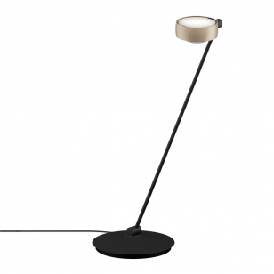 Occhio Sento Tavolo Tafellamp Large - h. 80 cm. - Mat Goud / Mat Zwart