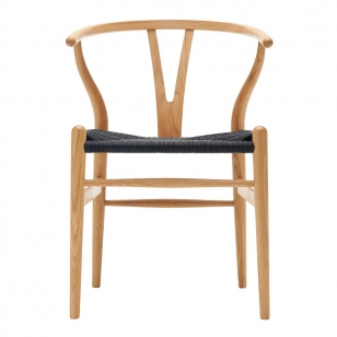 Carl Hansen Wishbone Chair Eiken Geolied / Zwart