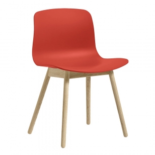 HAY About A Chair AAC 12 Stoel Gezeept Warm Rood