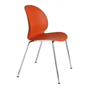 Fritz Hansen N02 Recycle stoel Oranje Chroom