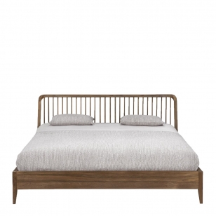 Ethnicraft Spindle Bed - Teak - b. 180 x l. 200 cm.