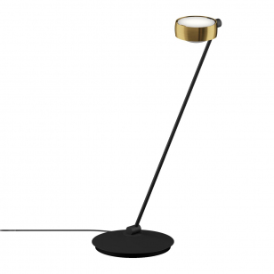 Occhio Sento Tavolo Tafellamp Large - h. 80 cm. - Brons / Mat Zwart