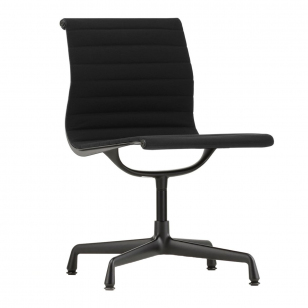 Vitra Aluminium Chair EA 105 - Hopsak Zwart - Zwart
