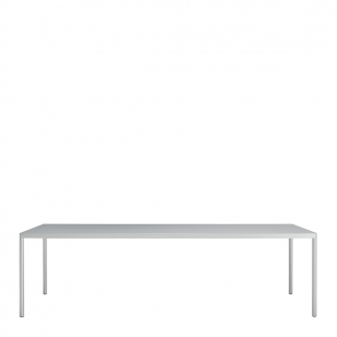 MDF-Italia Offset tafel - Aluminium - l. 240 x b. 90 x h. 73 cm.