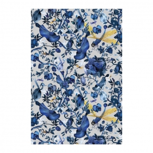 Moooi Carpets Biophillia Vloerkleed - Blauw / Grijs - l. 300 x b. 200 cm.