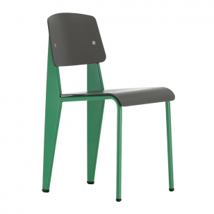 Vitra Standard SP Chair Stoel - Warm Grijs / Blé Vert