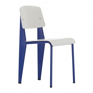 Vitra Standard SP Chair Stoel - Basalt / Bleu Marcoule