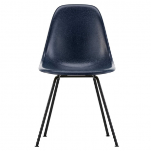 Vitra Eames Fiberglass Chair DSX - Navy Blue/Basic Dark