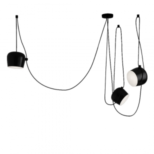 FLOS Aim Hanglamp Set van 3 - Zwart