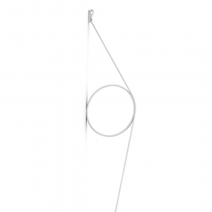 FLOS WireRing Wandlamp Witte Kabel - Witte Ring