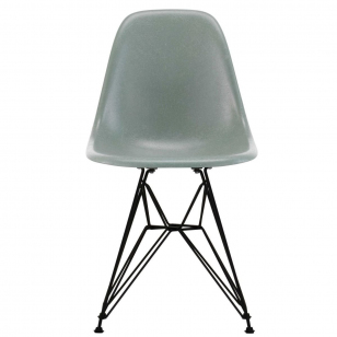 Vitra Eames Fiberglass Chair DSR - Sea Foam Green/Basic Dark
