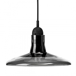 Brokis Shadow Flat Hanglamp XL - Zwart Eiken Glossy Zwart