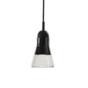 Brokis Shadow Tall Hanglamp - Zwart Eiken Glossy Transparant